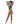 Schatzi Graffiti Print Kids Swimsuit